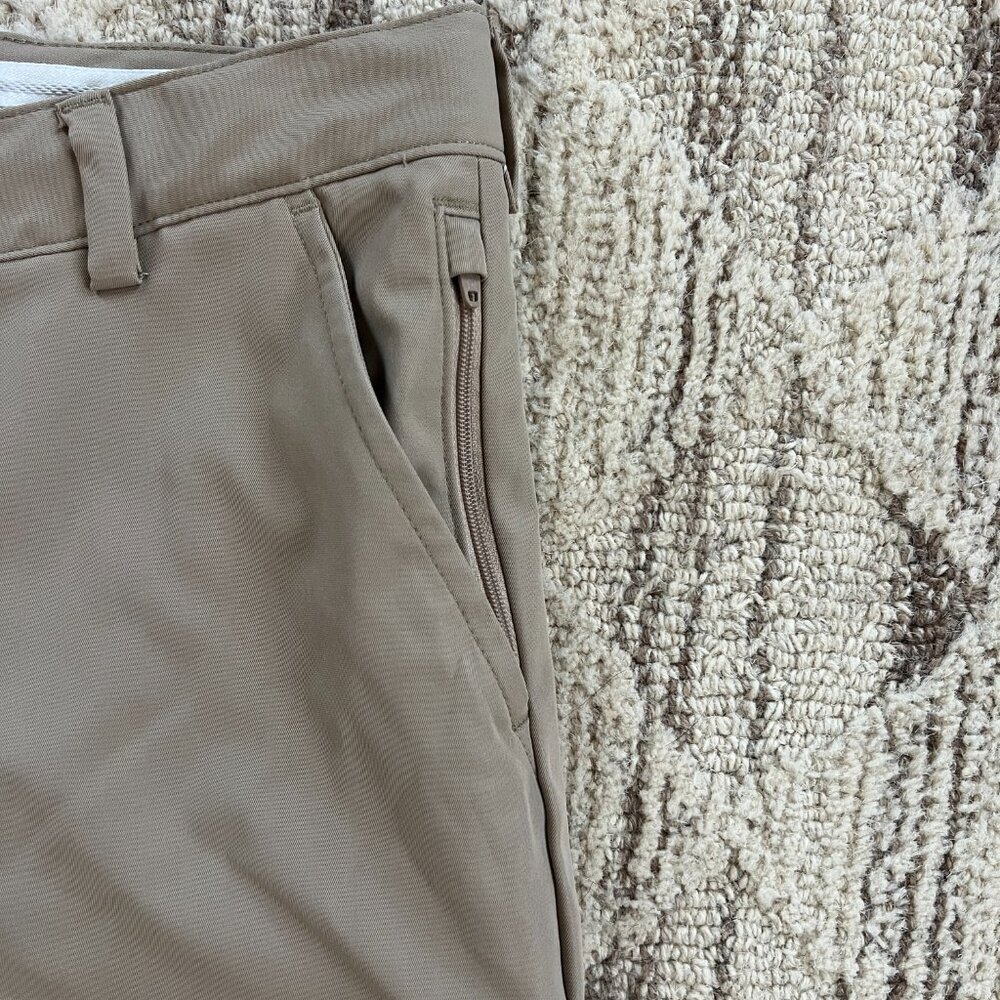 NWOT - Lands End 14H Husky Active Performance Boys Chino Pants - Khaki - Picture 5 of 8